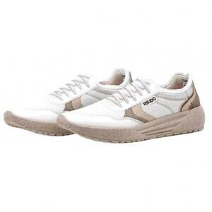 NEW PSUDO men's court sneaker in cambridge white/tan